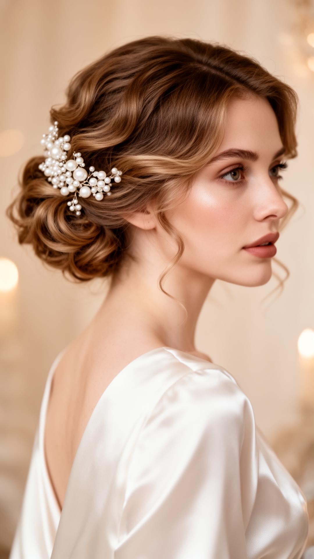 Bridal hair styling