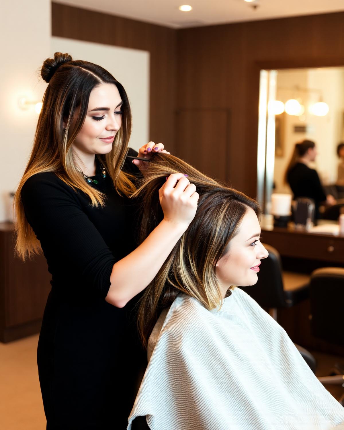 Stylist at work